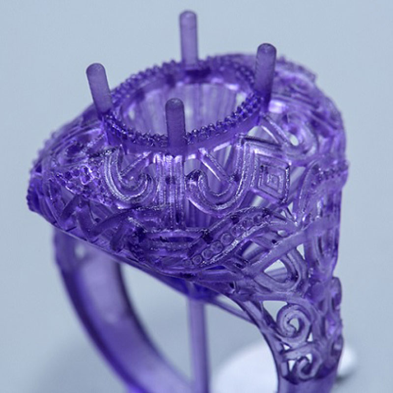 Prototipo anello realizzato con manifattura additiva - 3D VICENZA
