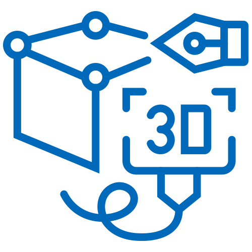 Icona per scansione e modellazione 3D - 3D VICENZA